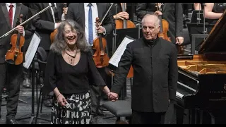 Martha Argerich & Daniel Barenboim at Salzburg Festival