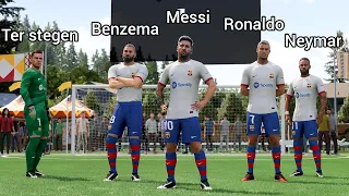 FC 24 VOLTA - Messi Ronaldo Neymar Benzema All Star - Barcelona vs Soccer Aid