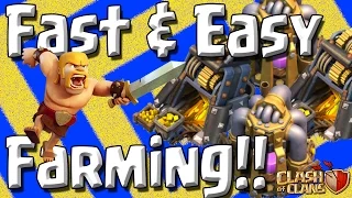 How to get fast loot in Clash of Clans - Fast Easy Farming for the upgrades!