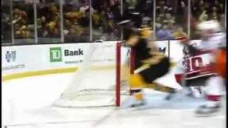 Boston Bruins' Three Shorthanded Goals on One PK (April 10th, 2010)