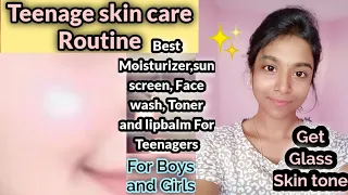 Teenage Skin care Routine 😍/ Glow and Glossy skin tone/ gayus lifestyle