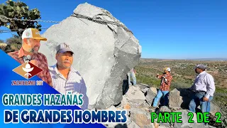 DA TEMOR DE TAN SOLO MIRAR esta enorme piedra