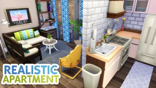 REALISTIC APARTMENT // Sims 4 Speed Build