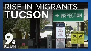Rise in migrants crossing the border leads to rush at Tucson shelter