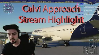 Calvi Circling Approach 36 im Shared Cockpit | Stream Highlight