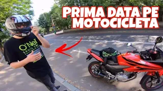 PENTRU PRIMA DATA PE MOTOCICLETA 🏍️ | HONDA CBF 125