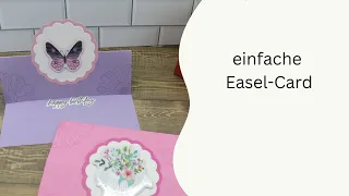 schnelle Easelcard mit Material aus meinem Action Haul - Tutorial