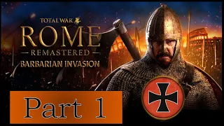 New Series! Goths in Rome: Total War Barbarian Invasion - no commentary (1)