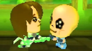 sans and yub share a tender moment