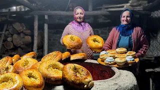 Samsa in Tandoor in Azerbaijani! An Old Recipe For Cooking
