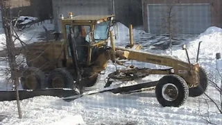 Tribute to Road Grader Snowplows in the City of Markham