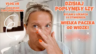 POLAŁY SIĘ ŁZY | CO POWIEDZIAŁ LEKARZ CO MI SIĘ STAŁO | PACZKA OD JEDNEJ Z WAS |H&M DOM HAUL VLOG UK