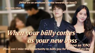 Your bully comes as new boss #oneshot #ff #v #taehyung #jisoo #bts #yn #vsoo #Kpop_Edits_Official