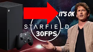 Starfield 30FPS On Series X At Launch | Todd Howard 30 FPS IS FINE ITS OK?????? WHAT!!!!!!!