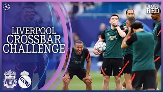 HILARIOUS Liverpool CROSSBAR CHALLENGE | Champions League Final Training | Liverpool vs Real Madrid