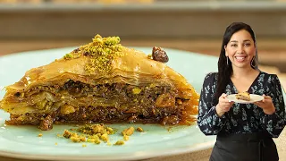 Easy & Delicious Pistachio Baklava: MY Quick Phyllo Hack makes this so EASY to prepare.