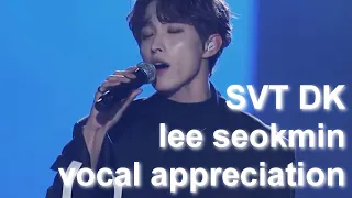 svt lee seokmin vocal appreciation