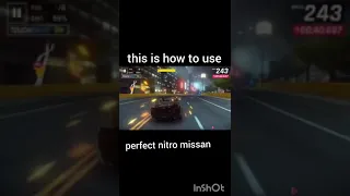 # short # how to use perfect nitro in asphalt 9