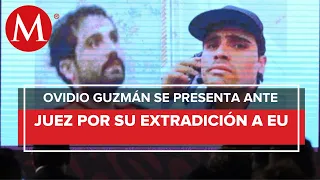 Ovidio Guzmán, hijo de 'El Chapo', comparece por petición de extradición a EU