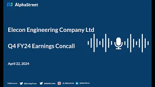 Elecon Engineering Company Ltd Q4 FY2023-24 Earnings Conference Call