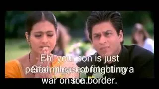 Indian National Anthem Scene from Kabhi Kushi Kabhie Gham wmv