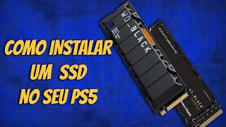 COMO INSTALAR SSD NO SEU PS5 + BENCHMARKS DE LOADING | USAMOS O WD_BLACK SN850 COM 7000MB/S