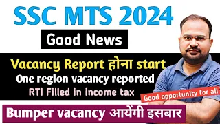 SSC MTS 2024 | good news vacancy report होना start | one region vacancy reported | bumper vacancy