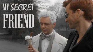 [Good Omens] Crowley/Aziraphale - my secret friend (AU)