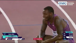 200m Men Doha Diamond League 2024 Full Race Kenny Bednarek