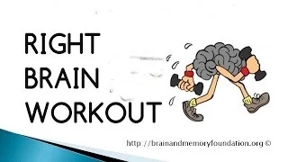 Are you Left Brain? Get more creative with this Right Brain Workout. Improve your memory.