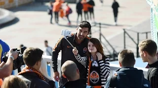 Shakhtar walked around Zaporizhya ahead of the game vs Zorya