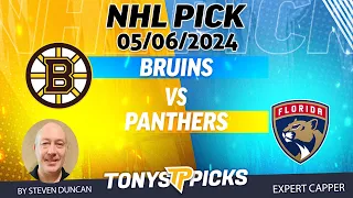 Boston Bruins vs Florida Panthers 5/6/2024 FREE NHL Series Picks and Predictions  by Steven Duncan