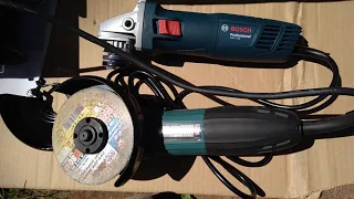 Распаковка болгарки Bosch GWS-700,сравнение с Makita GA-5030.Unpacking the angle grinder.