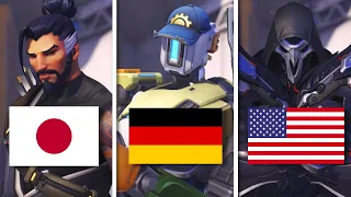 All Heroes Nationality - Overwatch 2