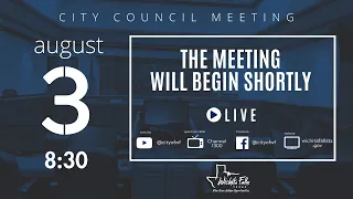 City Council Meeting 8.3.2021