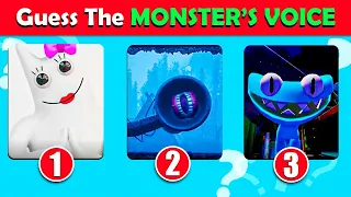 Guess the MONSTER'S VOICE | Skibidi Toilet, Spider House, Ban Ban 4