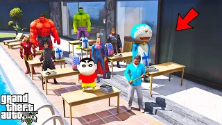 Franklin Ask Question And Answers or Test In His Tution With Shinchan In GTA V