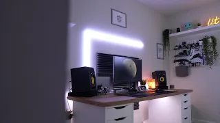 My New Desk Setup | Remodeled My Office | Clean Modern Desk Setup