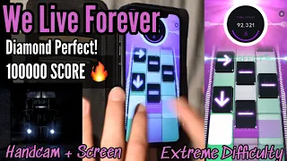 [Beatstar] We Live Forever EXTREME DIAMOND PERFECT 100000 Score Handcam + Screen