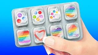 COOL POP IT COMPILATION || Rainbow Fidget Toys That Will Help You To Relax And Solve Any Problem