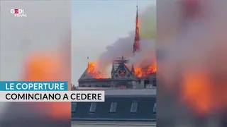 Parigi, incendio nella cattedrale di Notre-Dame: il videoracconto