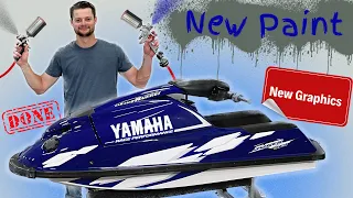 Yamaha Superjet Project Part 4 : New Paint & Graphics