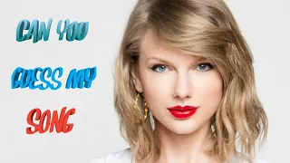 CAN YOU GUESS TAYLOR SWIFT'S SONGS WITHIN 5 SECONDS|| ONLY A TRUE FAN CAN GUESS