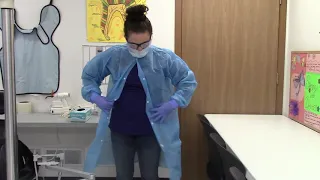 Putting on PPE