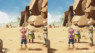 Sand Land - Xbox Series X vs PS5 Graphics Comparison [4K60HD]