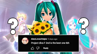 Playing the "best" Project Diva game according to people in 2022