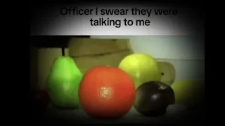 “Officer I swear they were talking to me” but with FNAF 2 lullaby theme