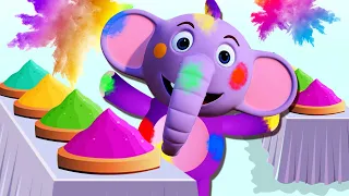 Holi Aayi Holi Aayi | Festival Songs & Rhymes For Kids | HooplaKidz Hindi