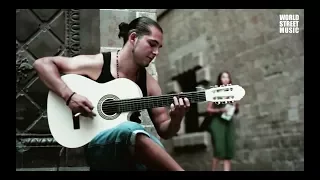 Street Acoustic Guitar in Barcelona, Spain: Pharaon (Spanish Guitar, Flamenco)