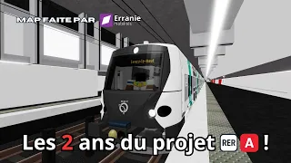 [ROBLOX/RER A] Les deux ans du projet RER A (ERM) (Ouverture)